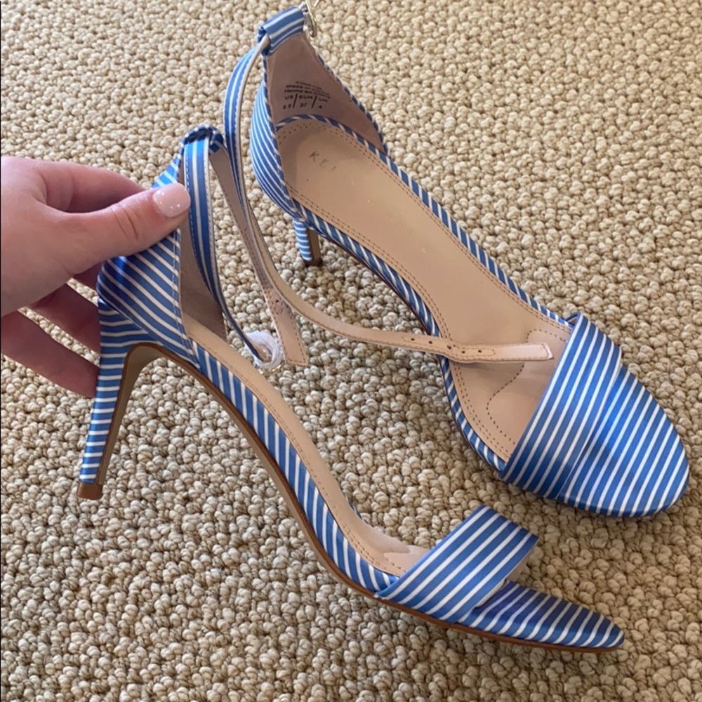 NEW Kirstie Striped Heeled Sandals